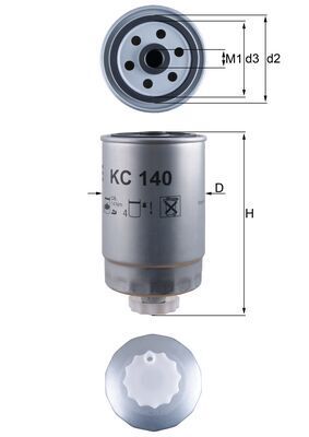 KC140 KRAFTSTOFFFILTER|1 munkanapos beszerzés 2024.12