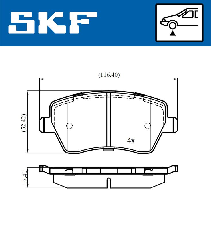 BRAKE PADS KIT|24-05