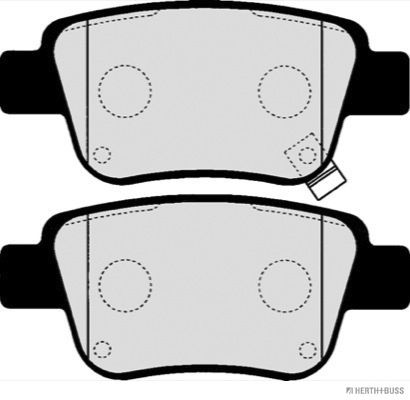 Brake Pad Set, disc brake   Hinterachse|WVA:23620|mit akus|2-5 munkanapos szállítás 13:30-ig rendelve 2025.1