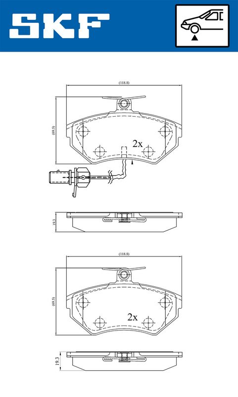 BRAKE PADS KIT|24-05