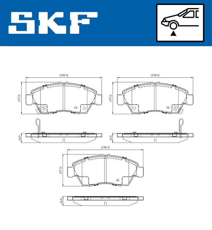 BRAKE PADS KIT|24-05