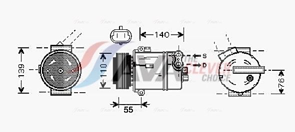 AVA QUALITY COOLING alkatrész|Távoli klt. esetén 1-2 m.napos szállítás 2024.12.20