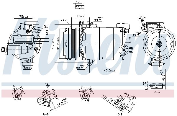 AC-KOMPRESSOR FUER FORD|1 munkanapos beszerzés 2024.12