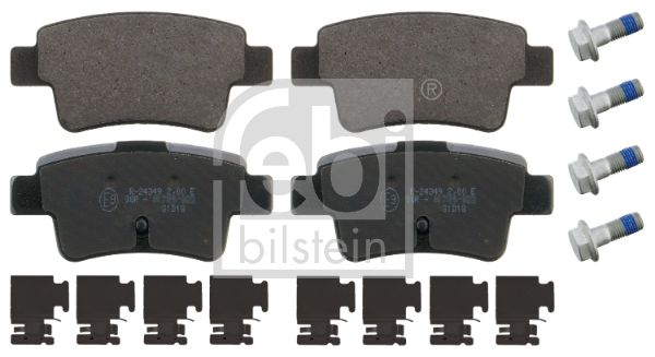 Brake Pad Set, disc brake  CORSA D Hinterachse|WVA:23349|2-5 munkanapos szállítás 13:30-ig rendelve 2024.12