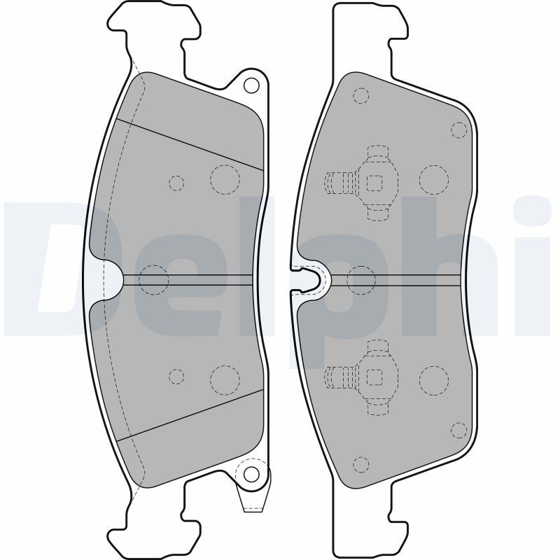 Brake Pad Set, disc brake   WVA:25190 25191 25192|ohne Zub|2-5 munkanapos szállítás 13:30-ig rendelve 2024.12