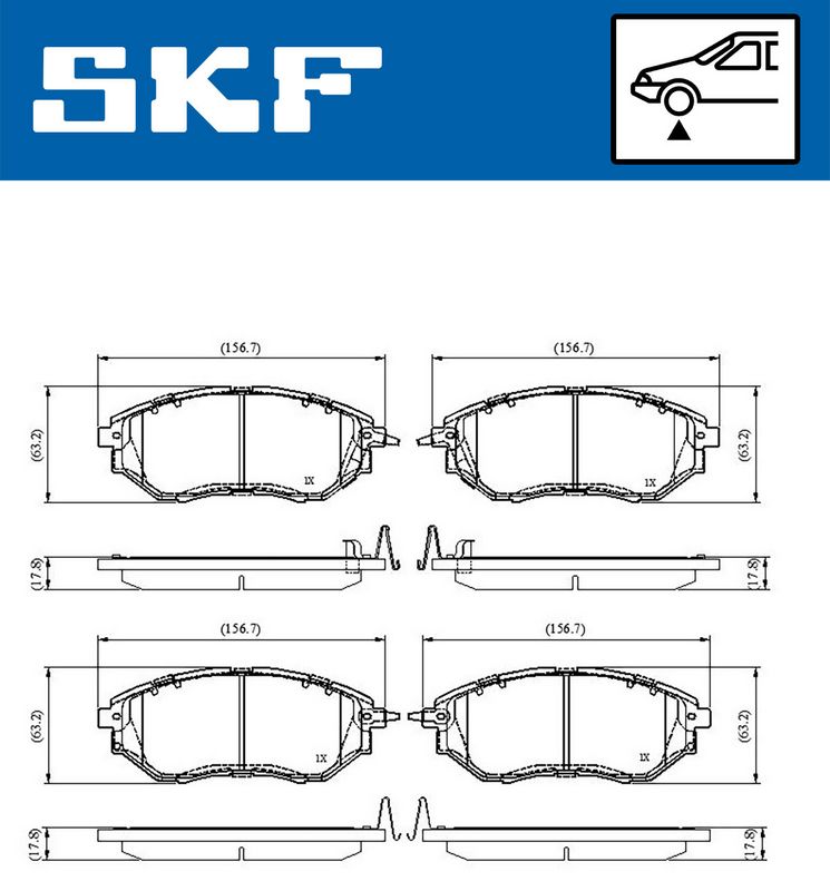 BRAKE PADS KIT|24-05