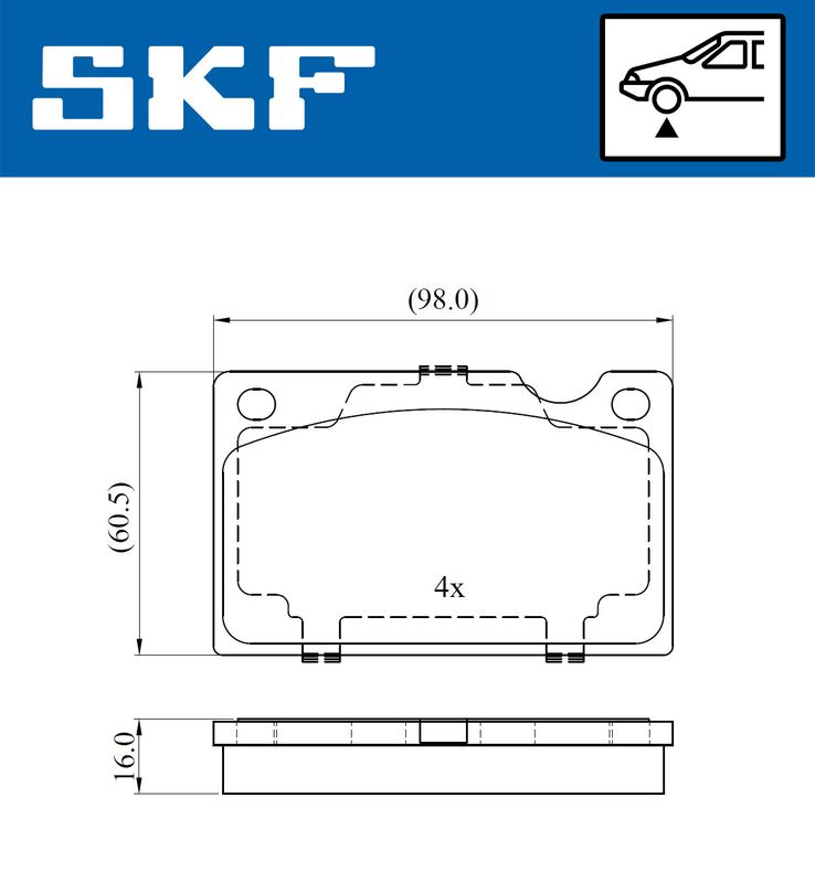 BRAKE PADS KIT|24-05