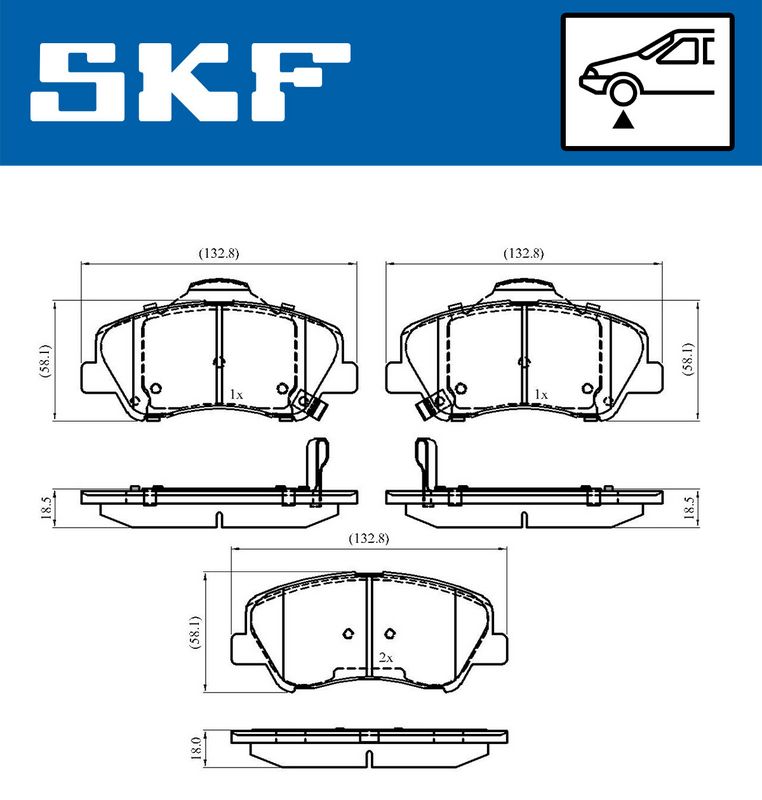 BRAKE PADS KIT|24-05