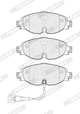 Brake Pad Set, disc brake  GOLF VII OCTAVIA A3 PR-1ZA Vorderachse|WVA:25683,25684,25|2-5 munkanapos szállítás 13:30-ig rendelve 2024.12