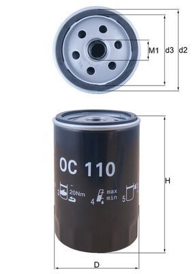 OC110 OELFILTER FUER MB|1 munkanapos beszerzés 2024.12