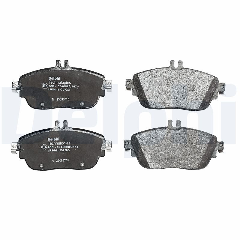 Brake Pad Set, disc brake  MB W176 C117 X156 W246 WVA:24869|mit Zubehör|für Vers|2-5 munkanapos szállítás 13:30-ig rendelve 2024.12