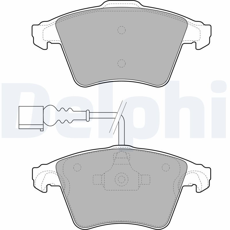 Brake Pad Set, disc brake   Vorderachse|WVA:23749, 23749 2|2-5 munkanapos szállítás 13:30-ig rendelve 2024.12