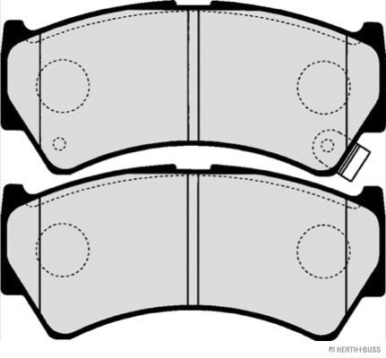 Brake Pad Set, disc brake   Vorderachse|WVA:23795|mit akus|2-5 munkanapos szállítás 13:30-ig rendelve 2024.12