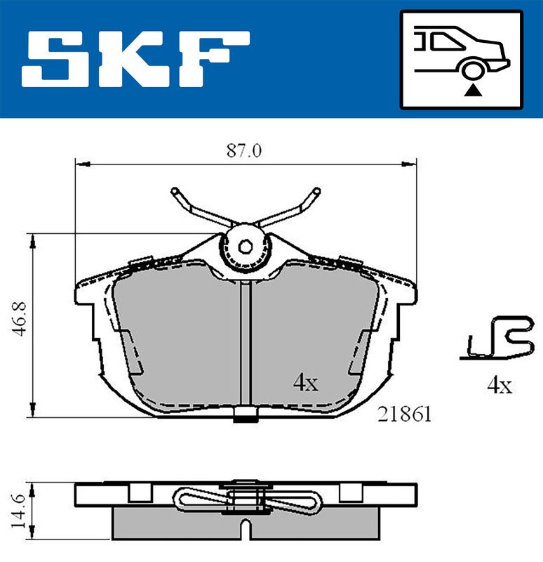 BRAKE PADS KIT|24-05