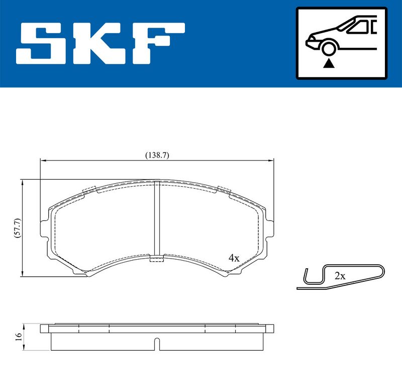 BRAKE PADS KIT|24-05