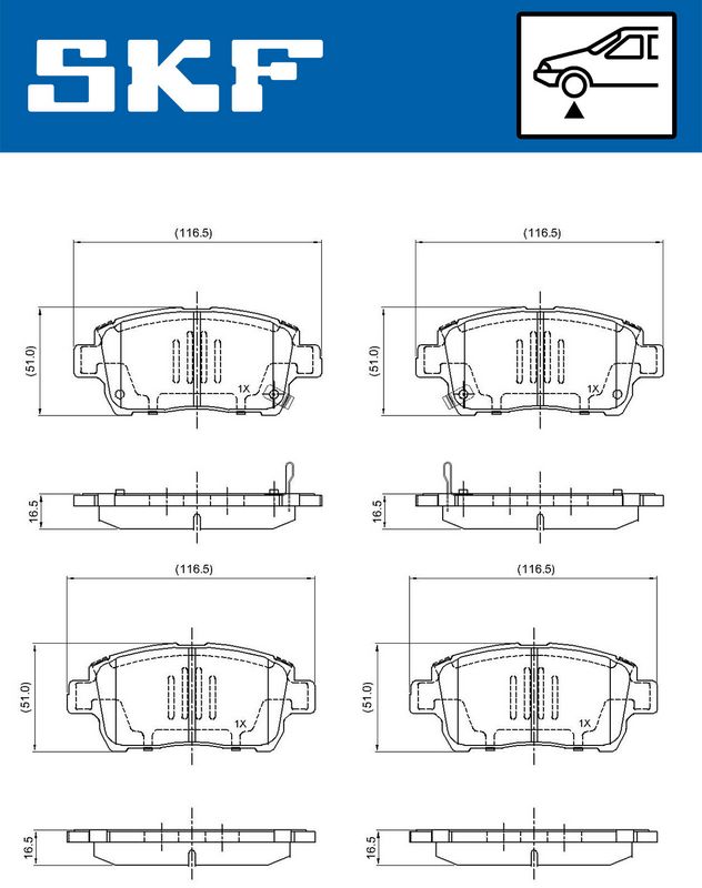 BRAKE PADS KIT|24-05