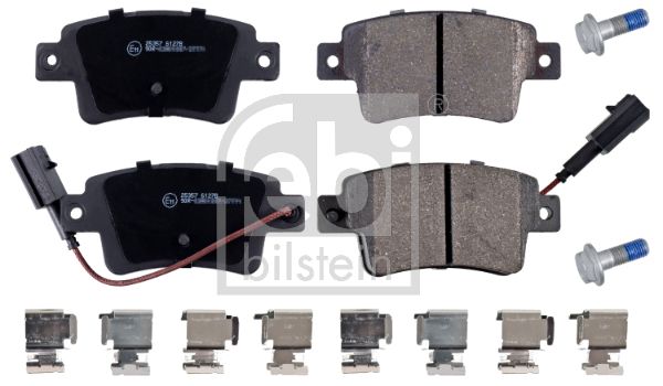 Brake Pad Set, disc brake   Hinterachse|WVA:24349|inkl. Ve|2-5 munkanapos szállítás 13:30-ig rendelve 2024.12