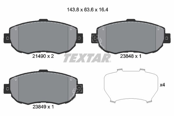 TEXTAR alkatrész|Távoli klt. esetén 1-2 m.napos szállítás 2025.1.9