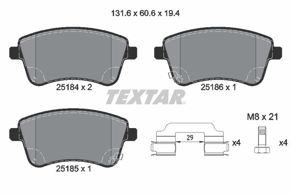 TEXTAR alkatrész|Távoli klt. esetén 1-2 m.napos szállítás 2025.1.9