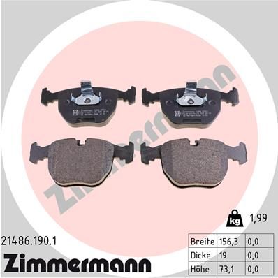 Brake Pad Set, disc brake  E34 E39 TOURING E38 X3 X5 E53 WVA:21486|Foto entspricht Lief|2-5 munkanapos szállítás 13:30-ig rendelve 2024.12