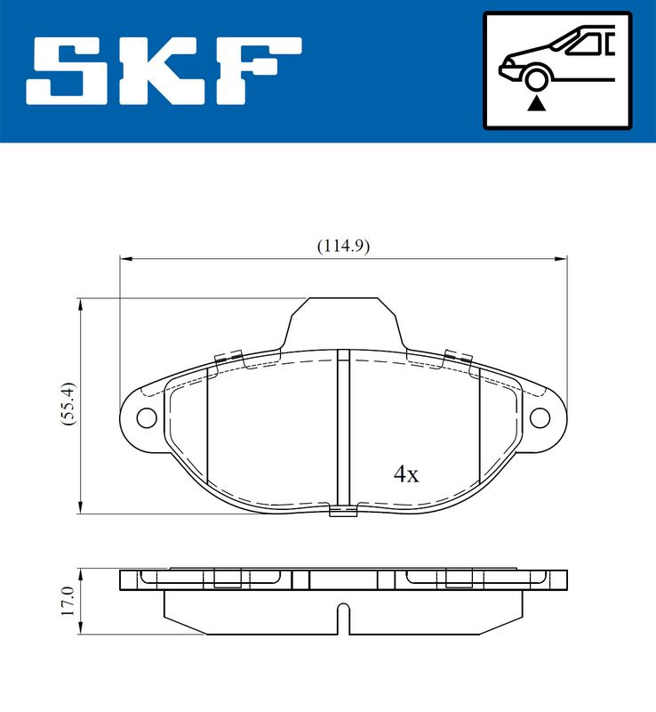 BRAKE PADS KIT|24-05