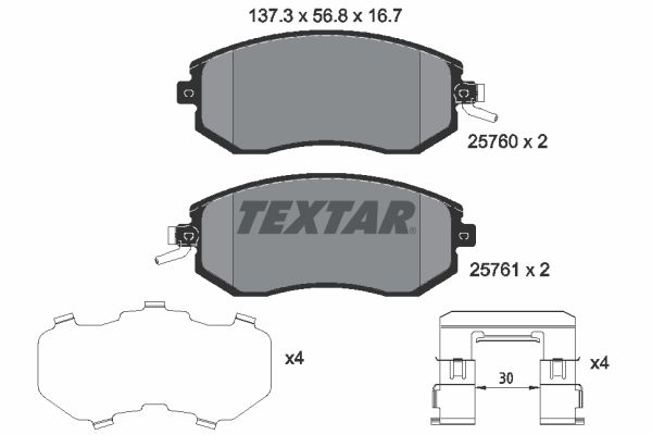 Textar fékbetét|2023.1.20