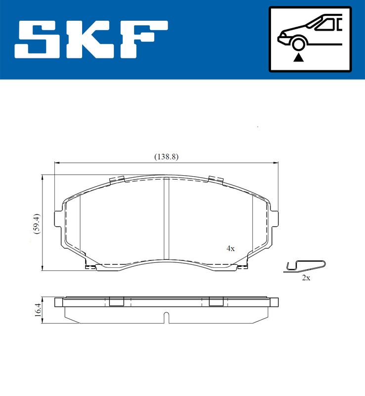 BRAKE PADS KIT|24-05