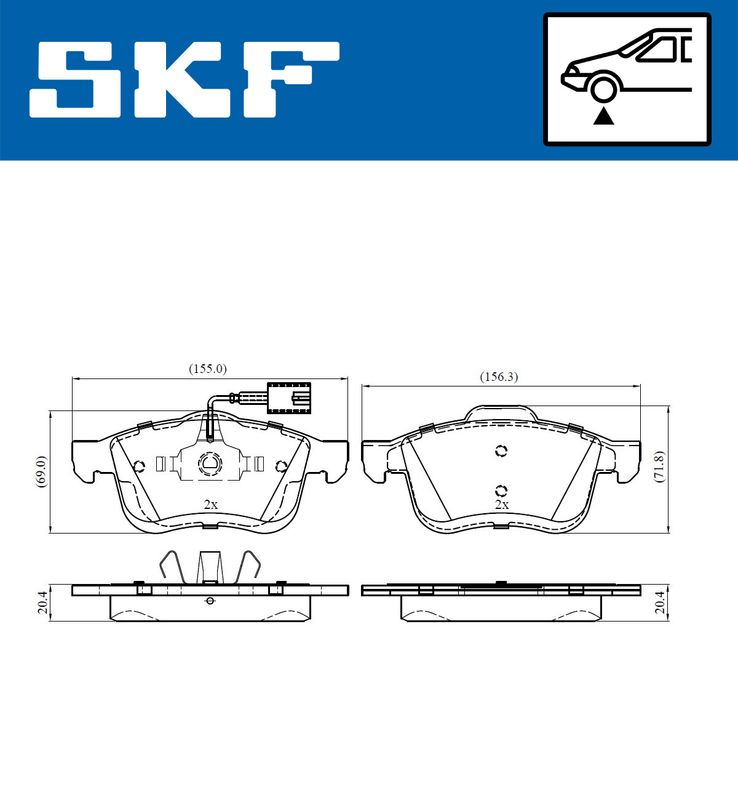 BRAKE PADS KIT|24-05