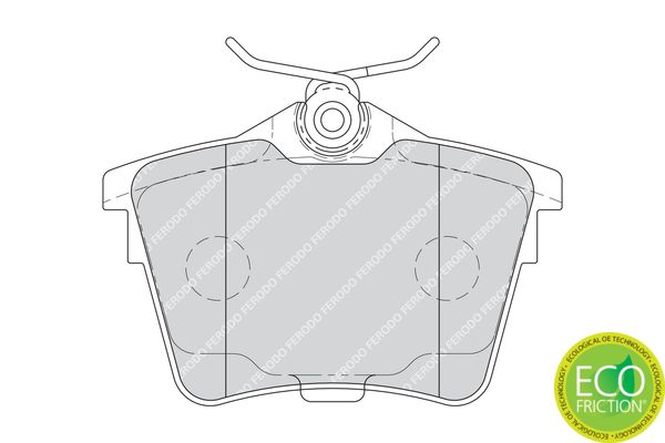 Ferodo Fékbetét készlet, tárcsafék Premier PEUGEOT 407|2022.8.8