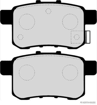 Brake Pad Set, disc brake   Hinterachse|WVA:24435|mit akus|2-5 munkanapos szállítás 13:30-ig rendelve 2024.12