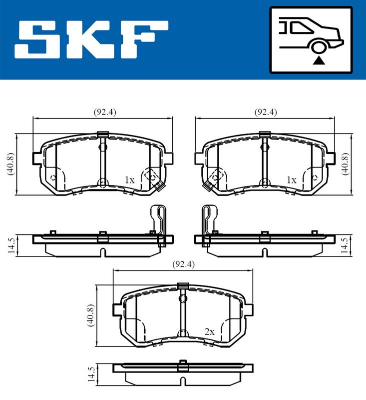 BRAKE PADS KIT|24-05