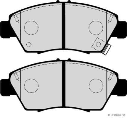 Brake Pad Set, disc brake   Vorderachse|WVA:21694|mit akus|2-5 munkanapos szállítás 13:30-ig rendelve 2025.1