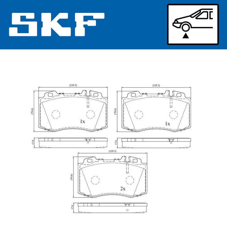 BRAKE PADS KIT|24-05