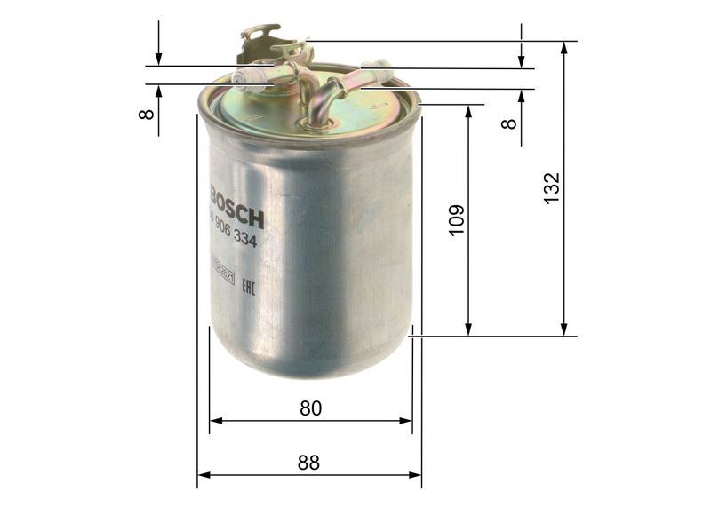 KRAFTSTOFFFILTER FUER VW|1 munkanapos beszerzés 2024.12