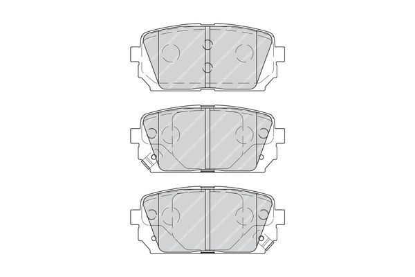 Ferodo Fékbetét készlet, tárcsafék Premier KIA CARENS|2022.7.27
