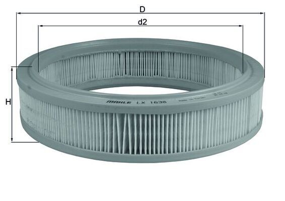 LX1638 LUFTFILTER FUER|1 munkanapos beszerzés 2024.12