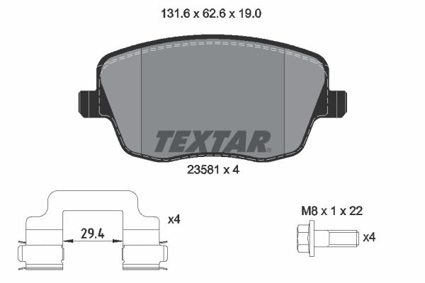 TEXTAR alkatrész|Távoli klt. esetén 1-2 m.napos szállítás 2025.1.9