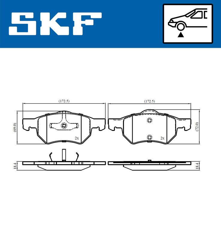 BRAKE PADS KIT|24-05