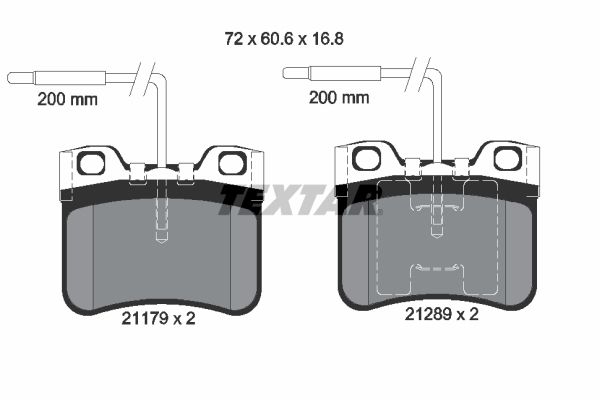 Brake Pad Set, disc brake   WVA:21179|mit integriertem Ver|2-5 munkanapos szállítás 13:30-ig rendelve 2025.1