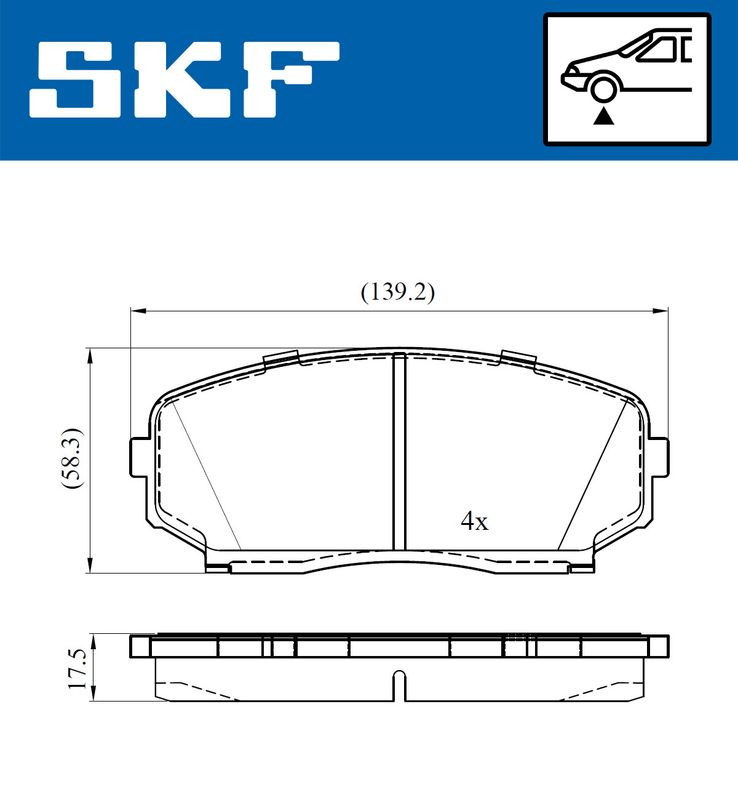 BRAKE PADS KIT|24-05