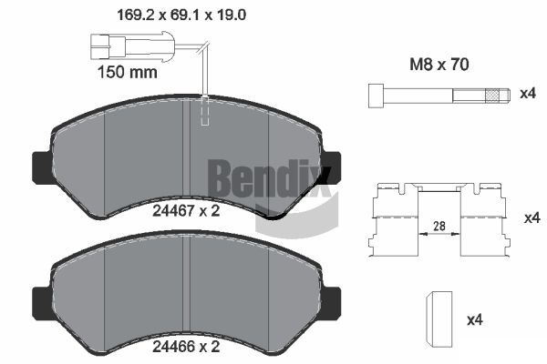 BENDIX alkatrész|Távoli klt. esetén 1-2 m.napos szállítás 2025.1.9