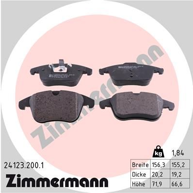 Brake Pad Set, disc brake  FORD LAND ROVER VOLVO WVA:24123|Foto entspricht Lief|2-5 munkanapos szállítás 13:30-ig rendelve 2024.12