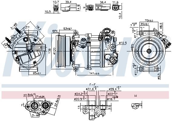 AC-KOMPRESSOR FUER VOLVO|1 munkanapos beszerzés 2024.12