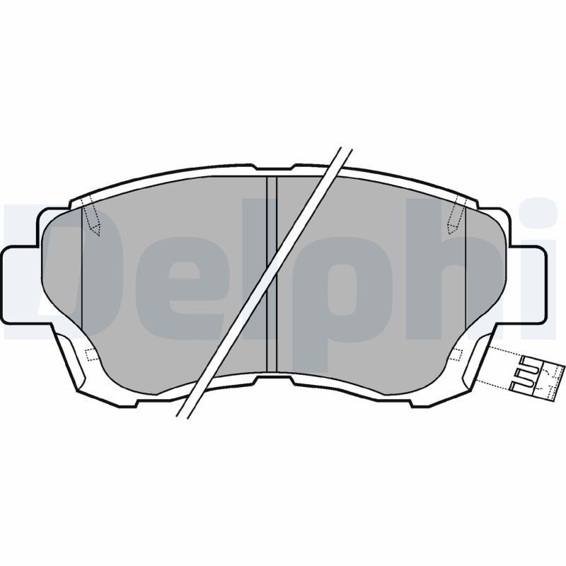 Brake Pad Set, disc brake   WVA:21791|mit Zubehör|mit akus|2-5 munkanapos szállítás 13:30-ig rendelve 2025.1