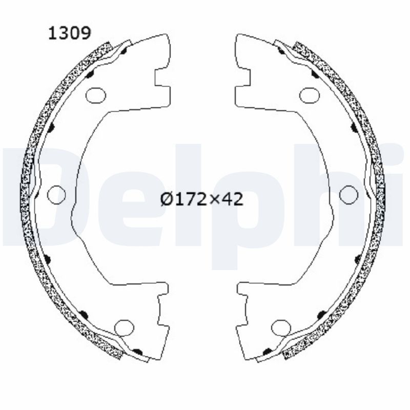 Brake Shoe Set   32mm|2-5 munkanapos szállítás 13:30-ig rendelve 2024.12