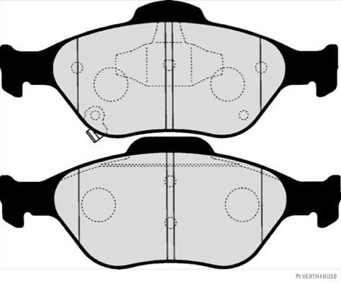 Brake Pad Set, disc brake   Vorderachse|WVA:24022|mit akus|2-5 munkanapos szállítás 13:30-ig rendelve 2025.1