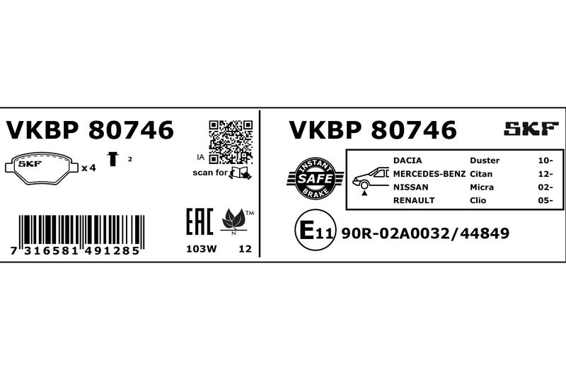 BRAKE PADS KIT|24-05