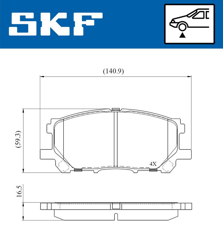 BRAKE PADS KIT|24-05