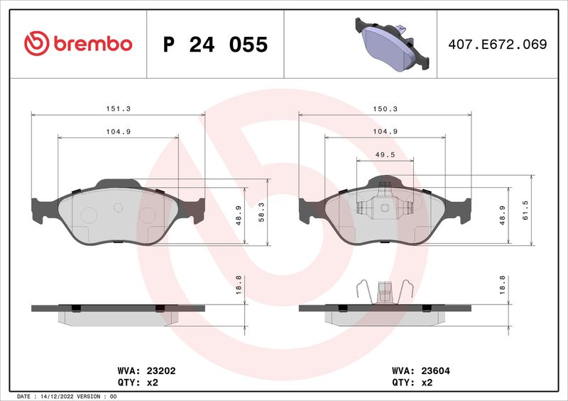 BREMBO alkatrész|Távoli klt. esetén 1-2 m.napos szállítás 2024.12.20