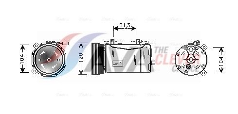 Klímakompresszor VW Golf / Seat * ?93-|2023.6.12